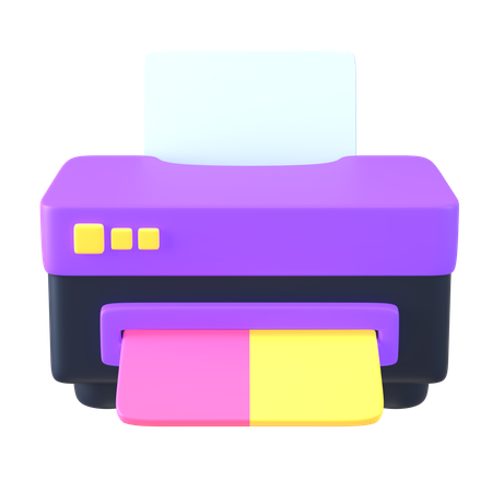 Drucker  3D Icon