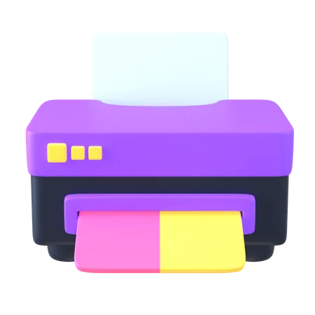 Drucker  3D Icon