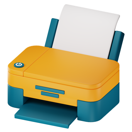 Drucker  3D Icon