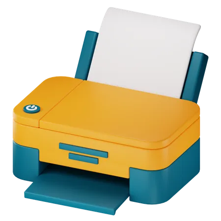 Drucker  3D Icon