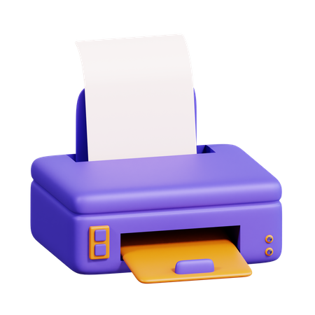 Drucker  3D Icon