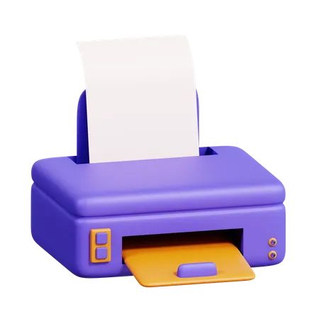 Drucker  3D Icon