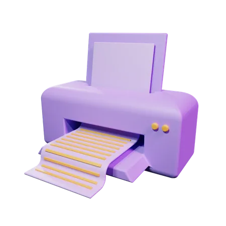 Drucker  3D Icon