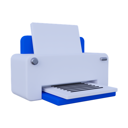 Drucker  3D Icon