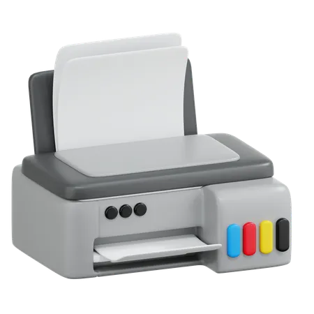 Drucker  3D Icon