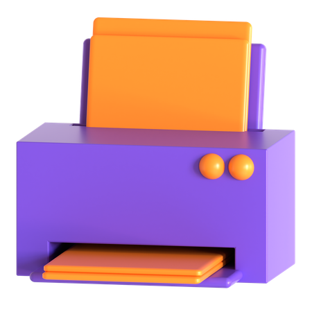 Drucker  3D Icon