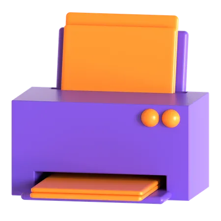 Drucker  3D Icon