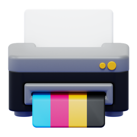 Drucker  3D Icon