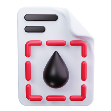 Drucktinte  3D Icon