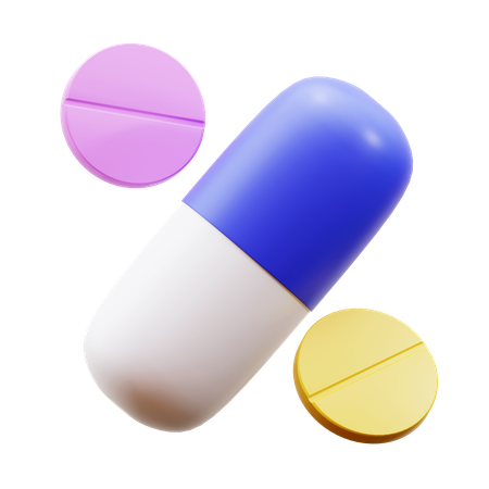 Drug  3D Icon