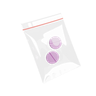 medicine in plastic bag symbol