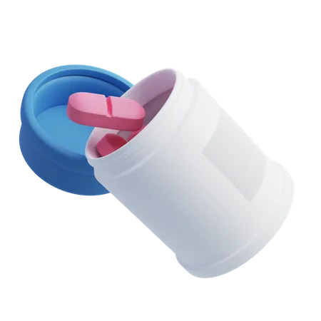 3 D Icon Of Pharmacy Drug Health Tablet Pharmaceutical 3D Icon
