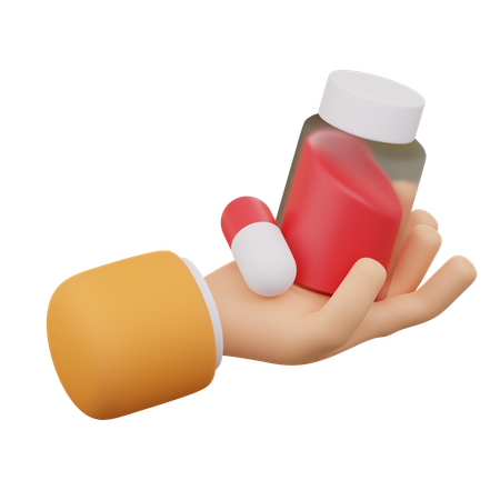 Drug Donation  3D Icon