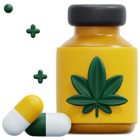 薬物  3D Icon