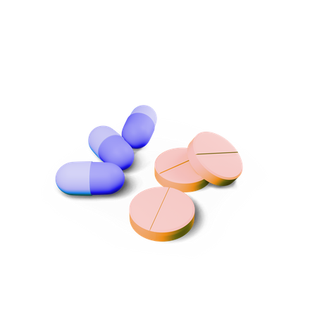 Drugs  3D Illustration