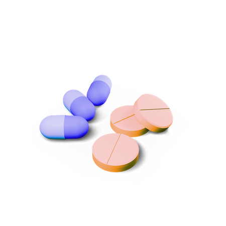 Drugs 3D Illustration