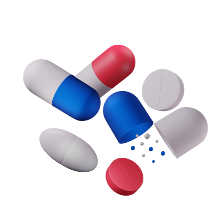 薬物  3D Icon