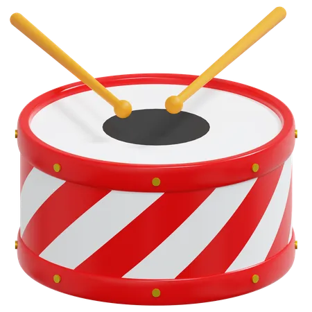 Drum Percussion 3D Icon