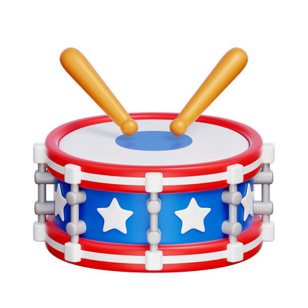 Drum  3D Icon