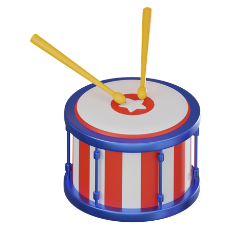 Drum  3D Icon