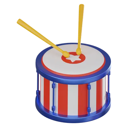 Drum  3D Icon