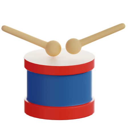 Drum  3D Icon