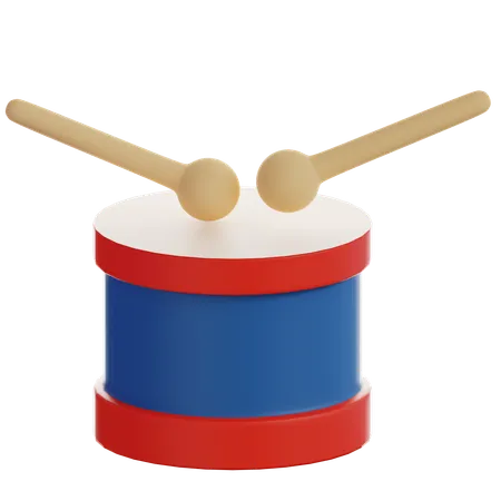 Drum  3D Icon