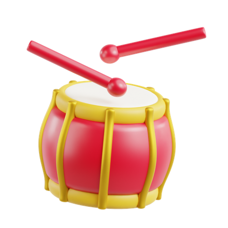 Drum  3D Icon