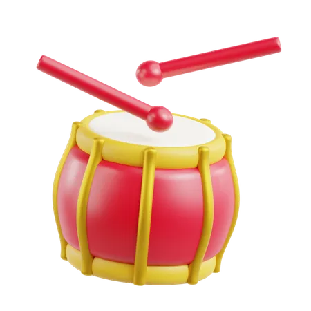 Drum  3D Icon