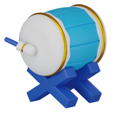 Drum  3D Icon