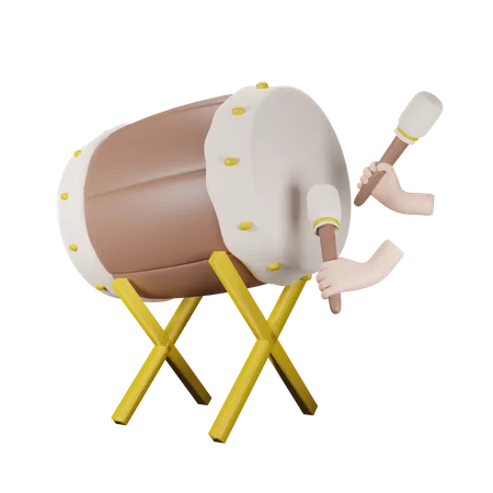 Drum  3D Icon