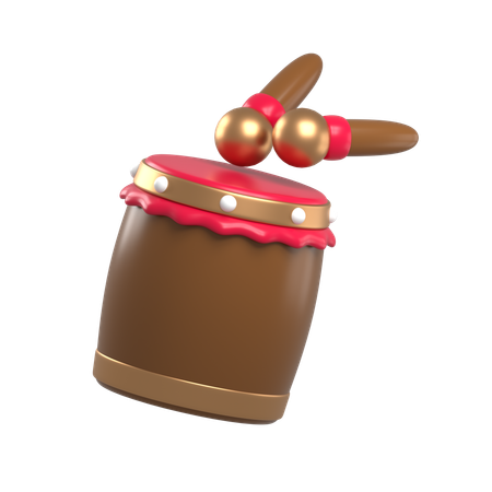 Drum  3D Icon