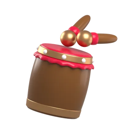 Drum  3D Icon