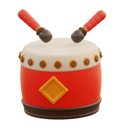 Drum  3D Icon