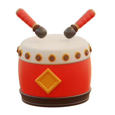 Drum  3D Icon