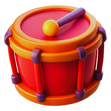 Drum  3D Icon