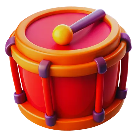 Drum  3D Icon