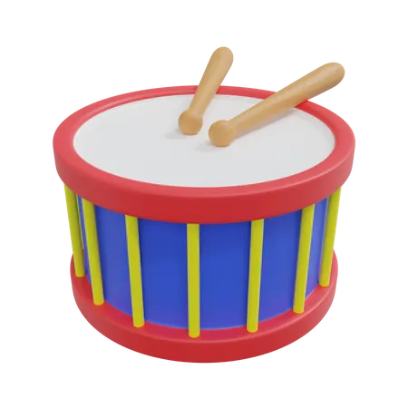 Drum  3D Icon