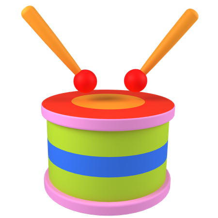 Drum  3D Icon