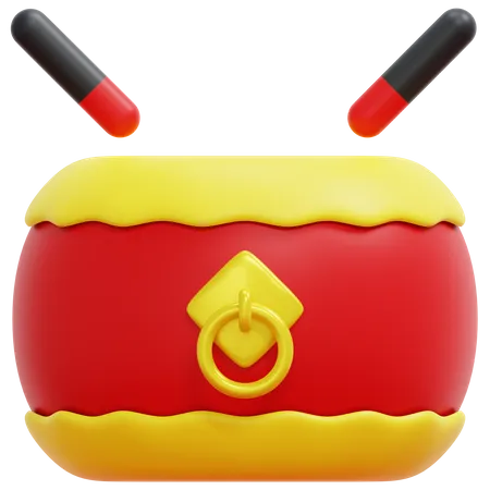 Drum  3D Icon