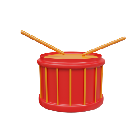 Drum  3D Icon