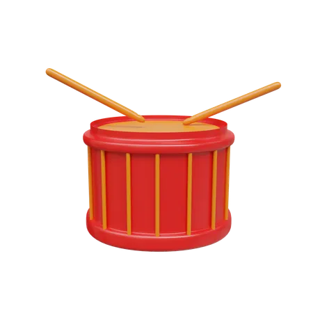 Drum  3D Icon