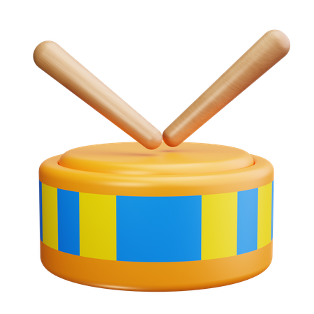 Drum  3D Icon