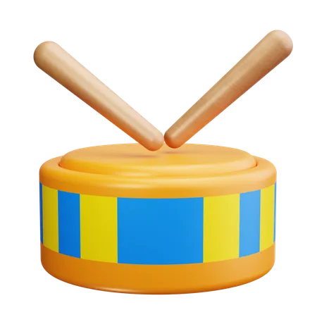 Drum  3D Icon