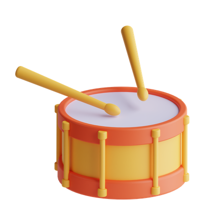 Drum  3D Icon