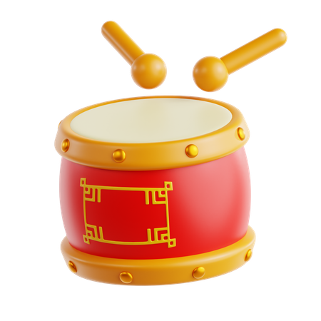 Drum  3D Icon