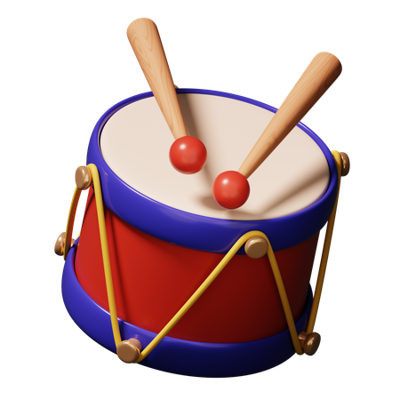 Drum  3D Icon