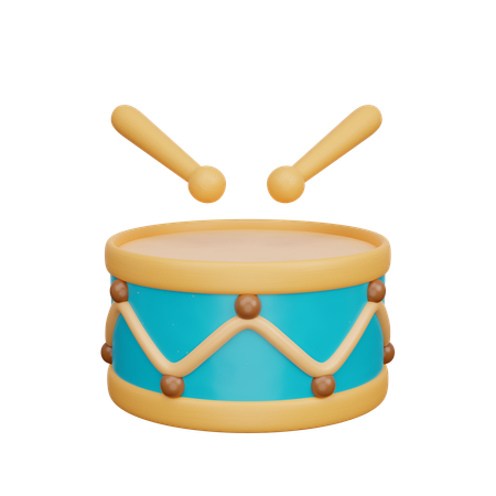 Drum  3D Icon