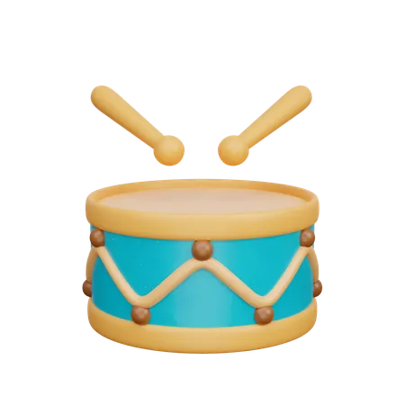 Drum  3D Icon