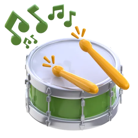 Drum  3D Icon